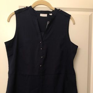 Navy blue NY&Co sleeveless top